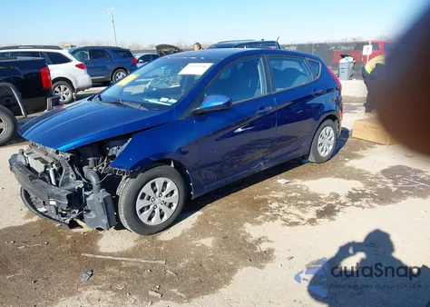 2015 Hyundai Accent Gs from USA, damaged, VIN KMHCT5AE9FU227535